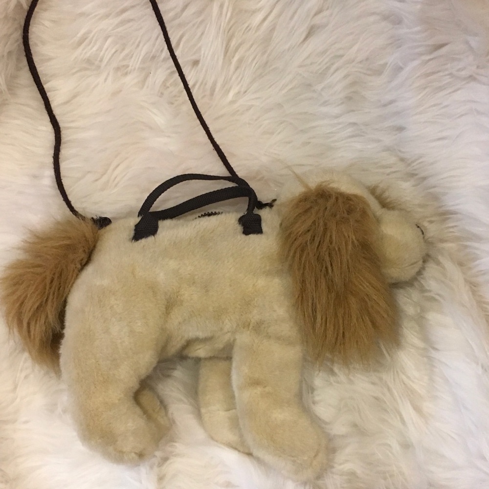 Vintage dog shaped purse / bag by Wildkin